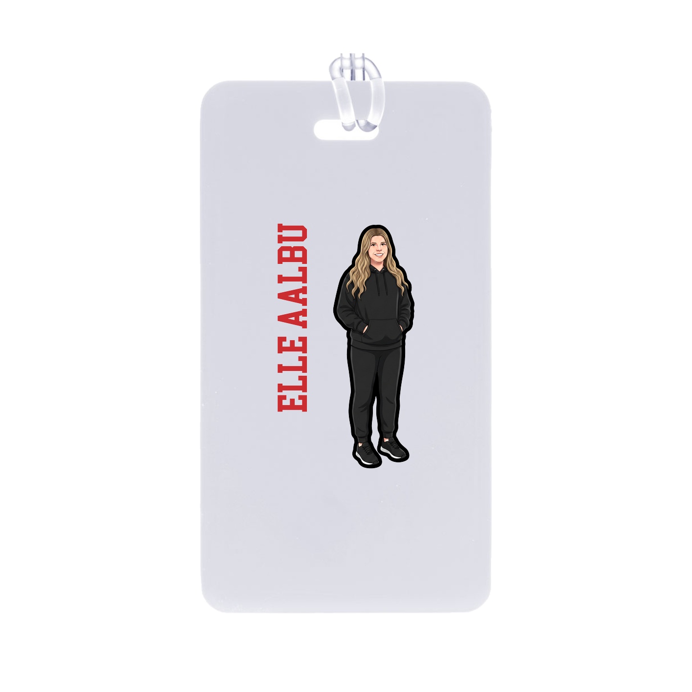 Bag Tag — Name Vertical in Classic