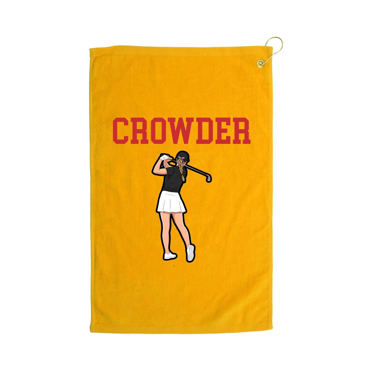 Golf Towel — Shirsey in Gold