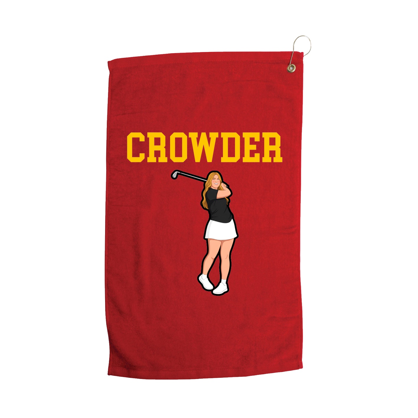 Golf Towel — Shirsey in Red