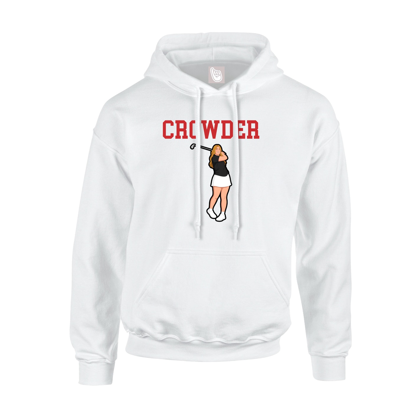 Hoodie — Shirsey in White