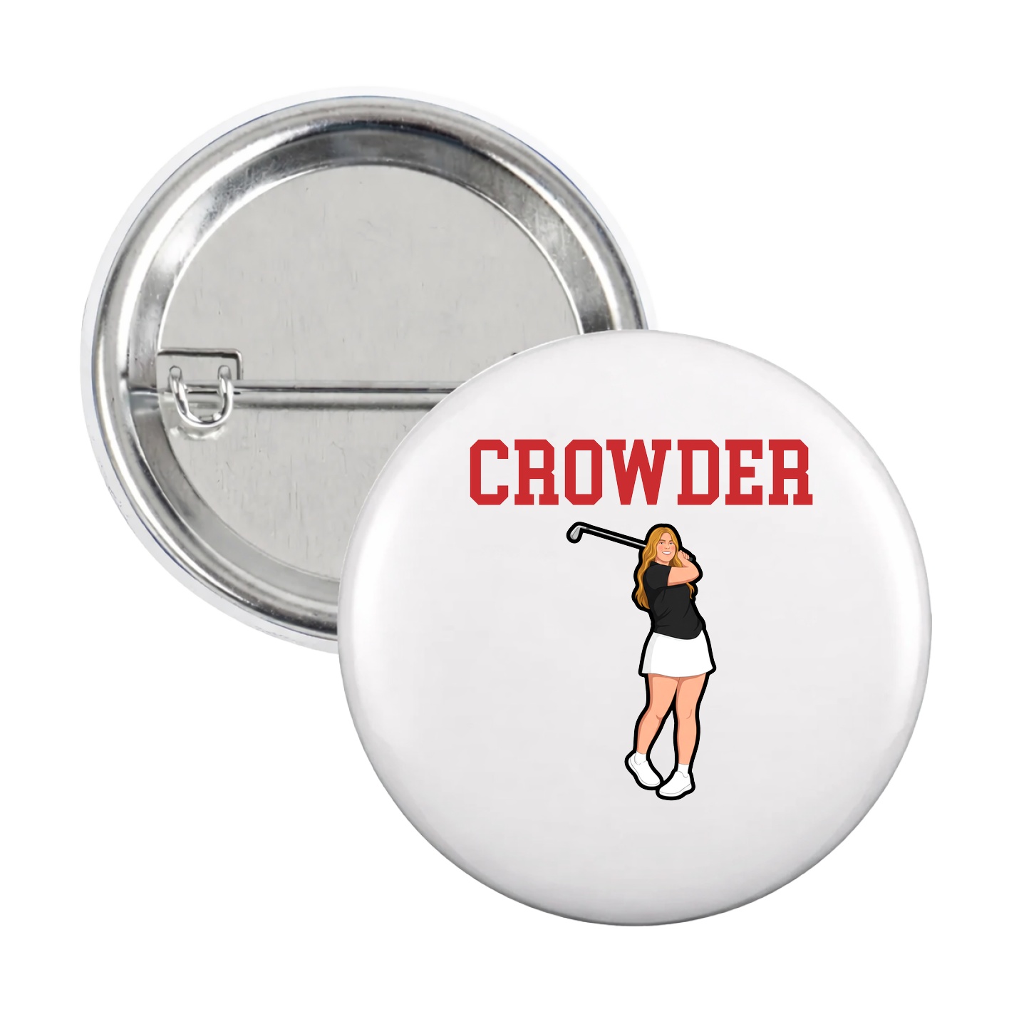 Game Day Button — Shirsey in White