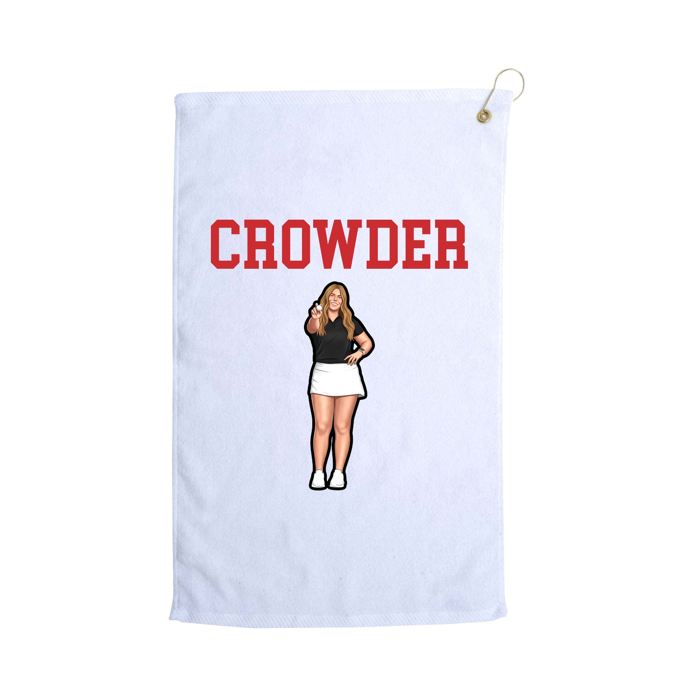 Golf Towel — Shirsey in White