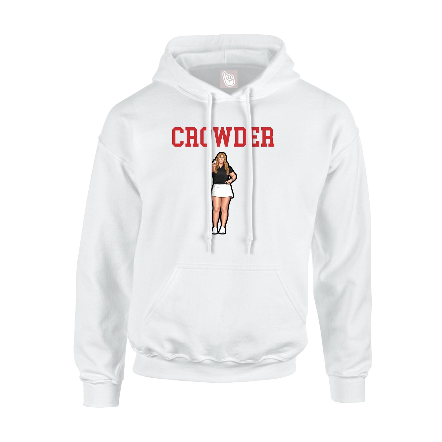 Youth Hoodie — Shirsey in White