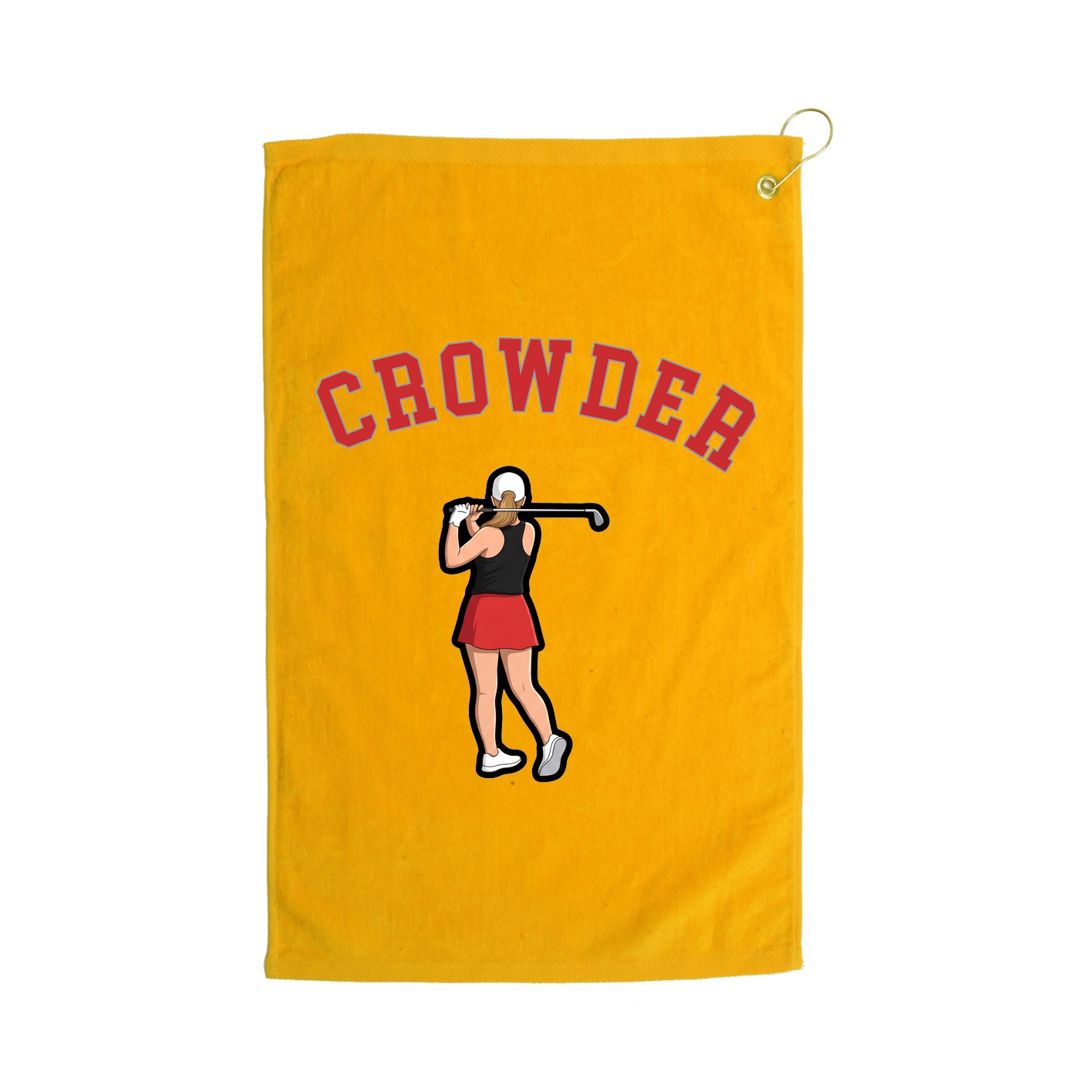 Golf Towel — Shirsey Arch in Gold