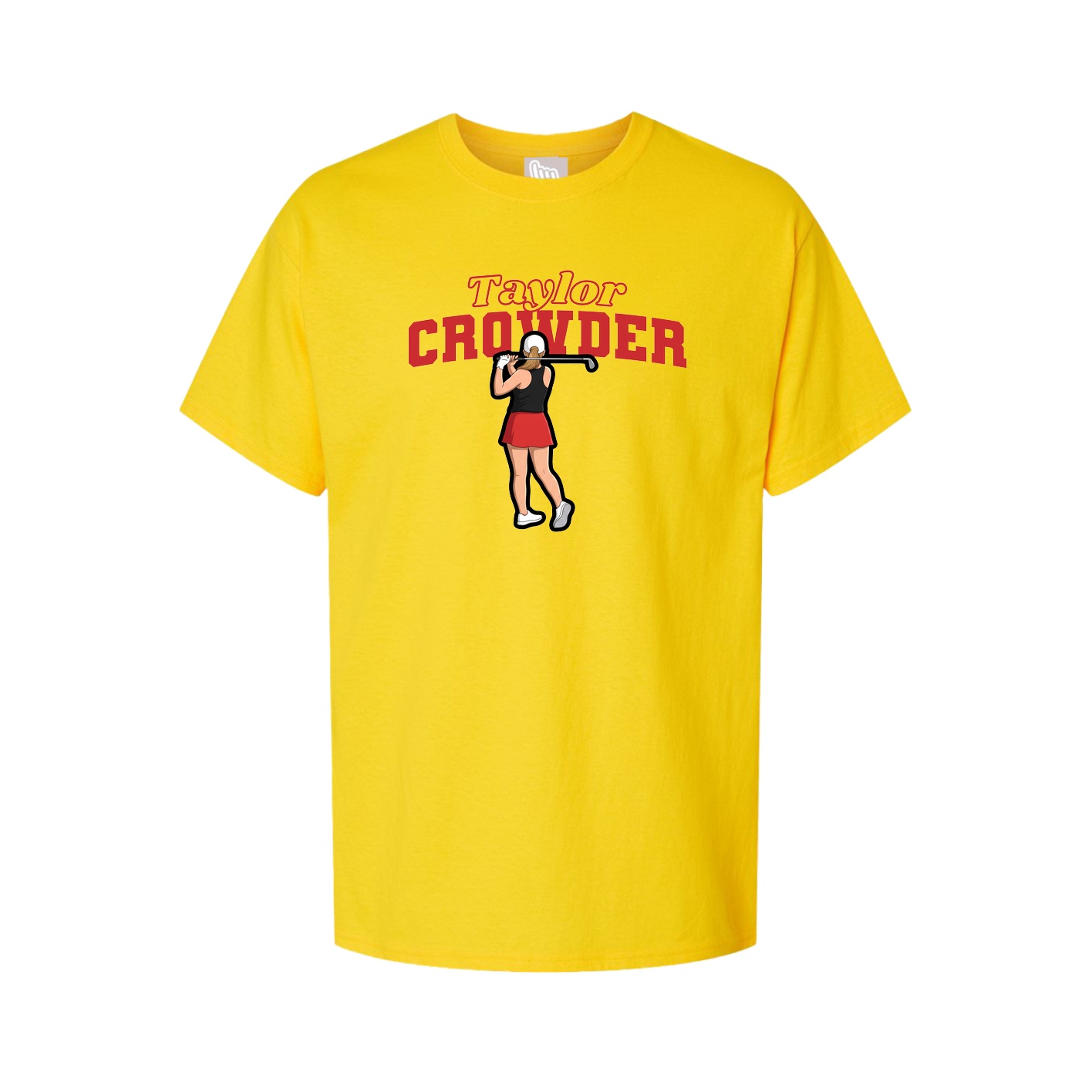 Tee — Name Arch in Gold