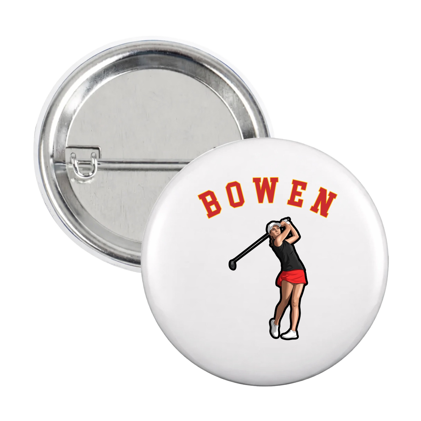 Game Day Button — Shirsey Arch in White