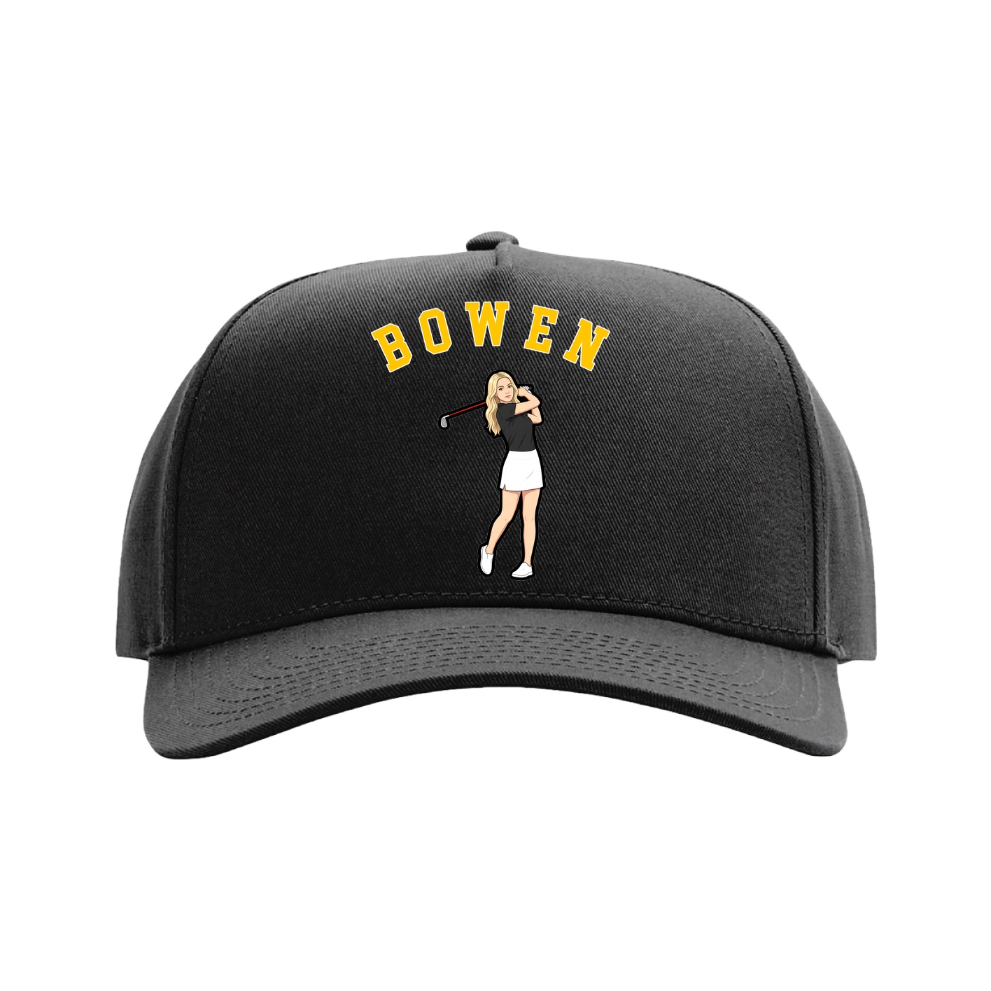 Full Fabric Five-Panel Champ Cap