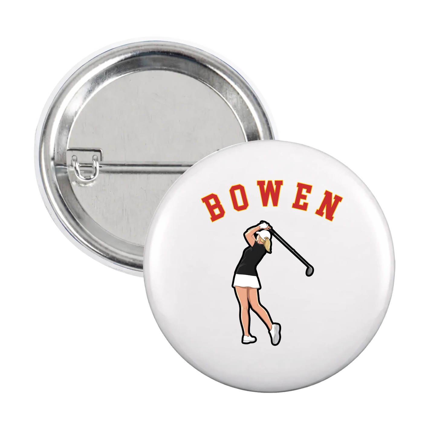 Game Day Button — Shirsey Arch in White