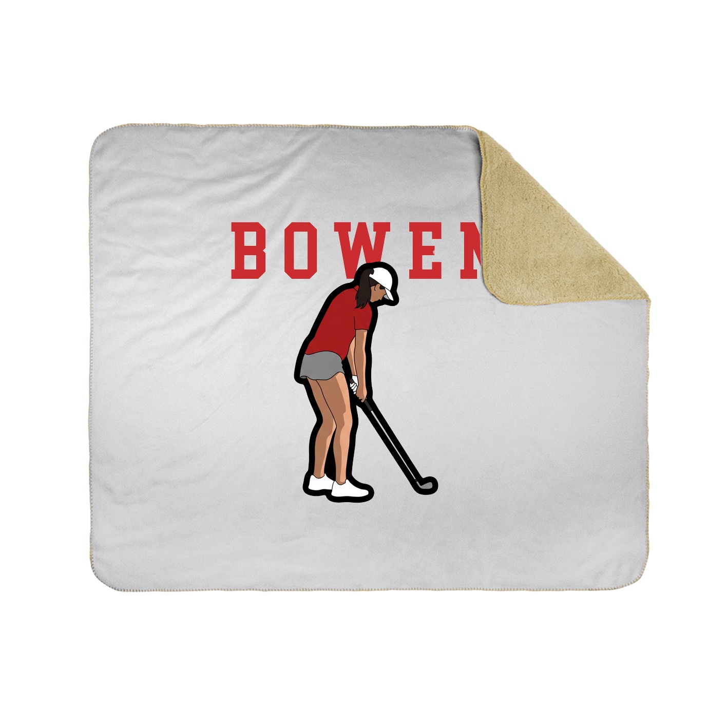 Throw Blanket — Shirsey in White