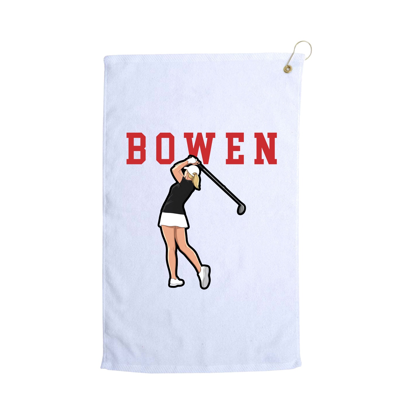 Golf Towel — Shirsey in White