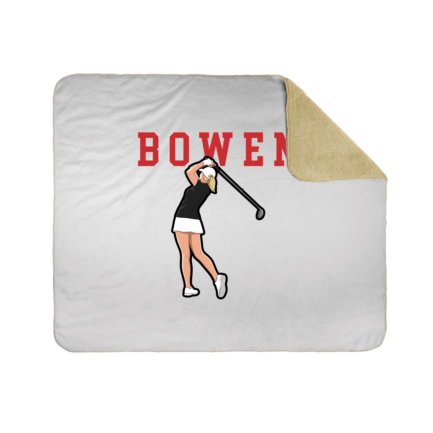 Throw Blanket — Shirsey in White