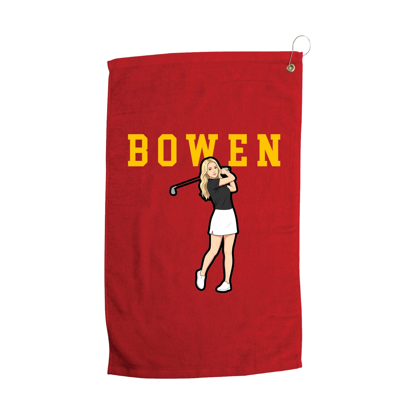 Golf Towel — Shirsey in Red