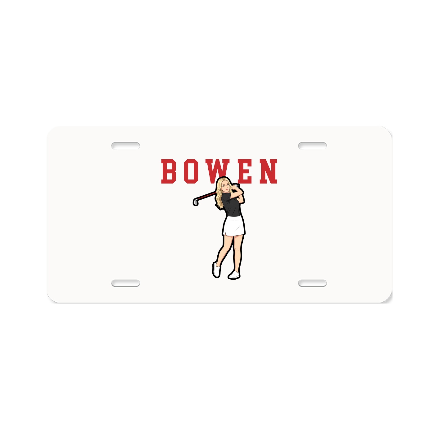 License Plate — Shirsey in Classic