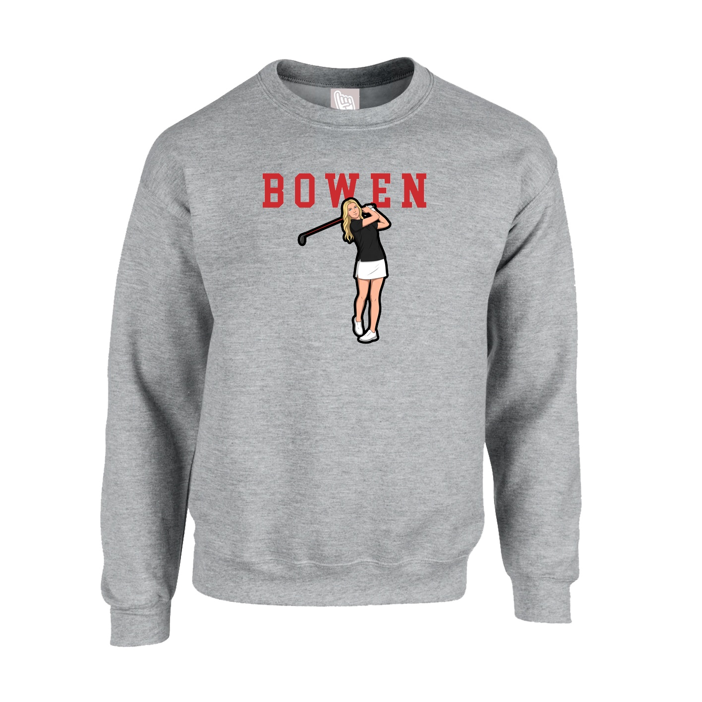 Fleece Crew — Shirsey in Grey