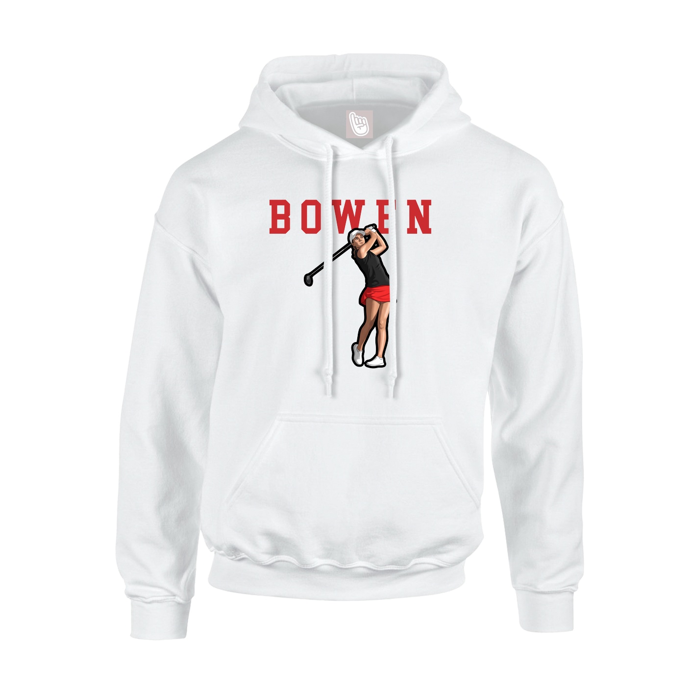 Hoodie — Shirsey in White
