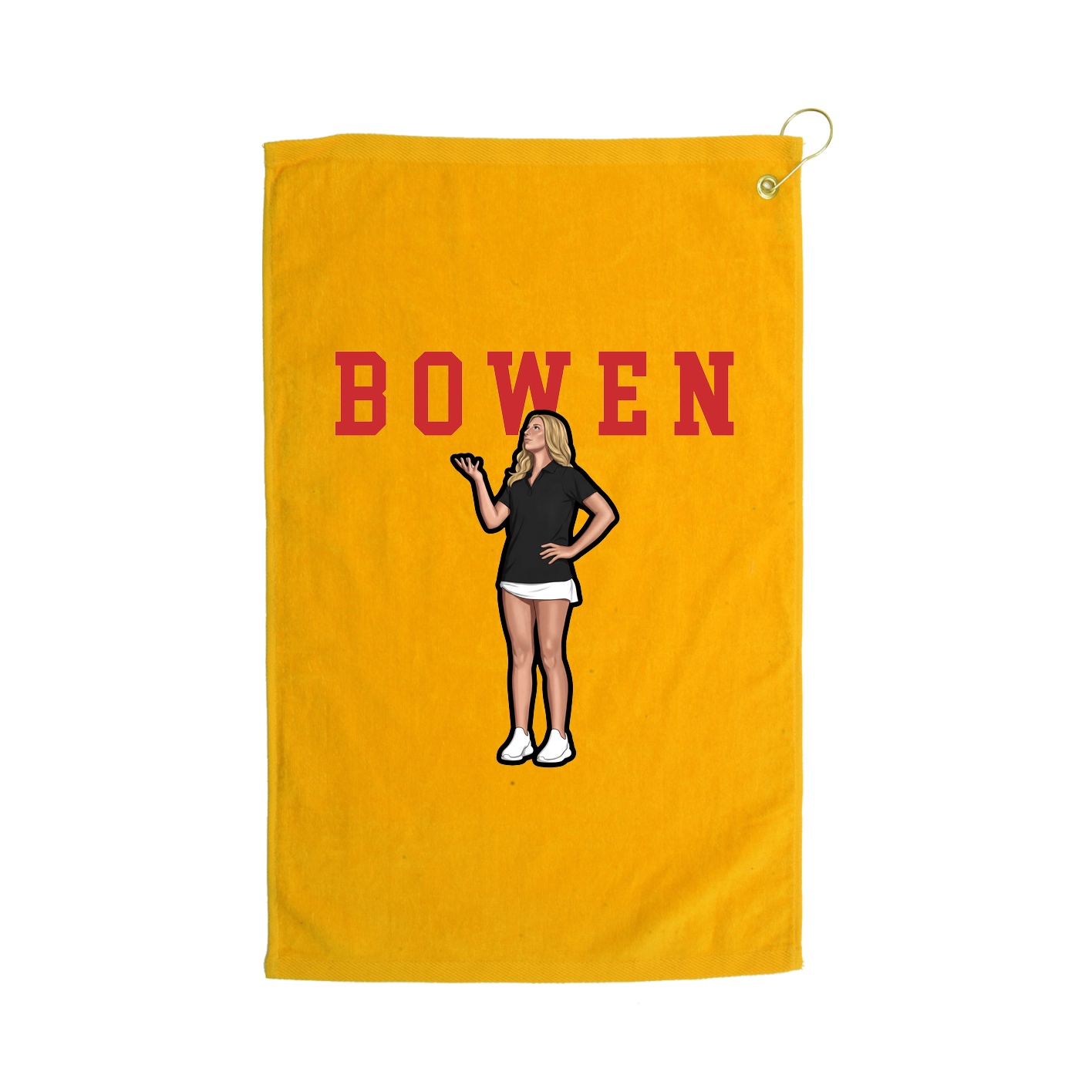 Golf Towel — Shirsey in Gold