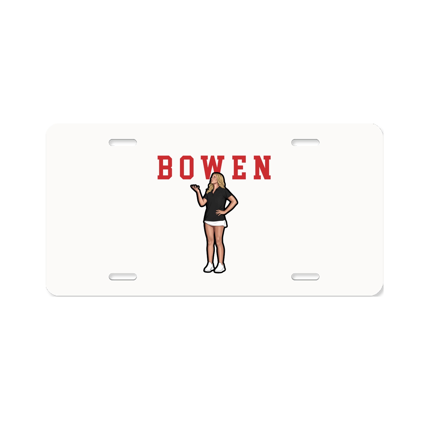 License Plate — Shirsey in Classic