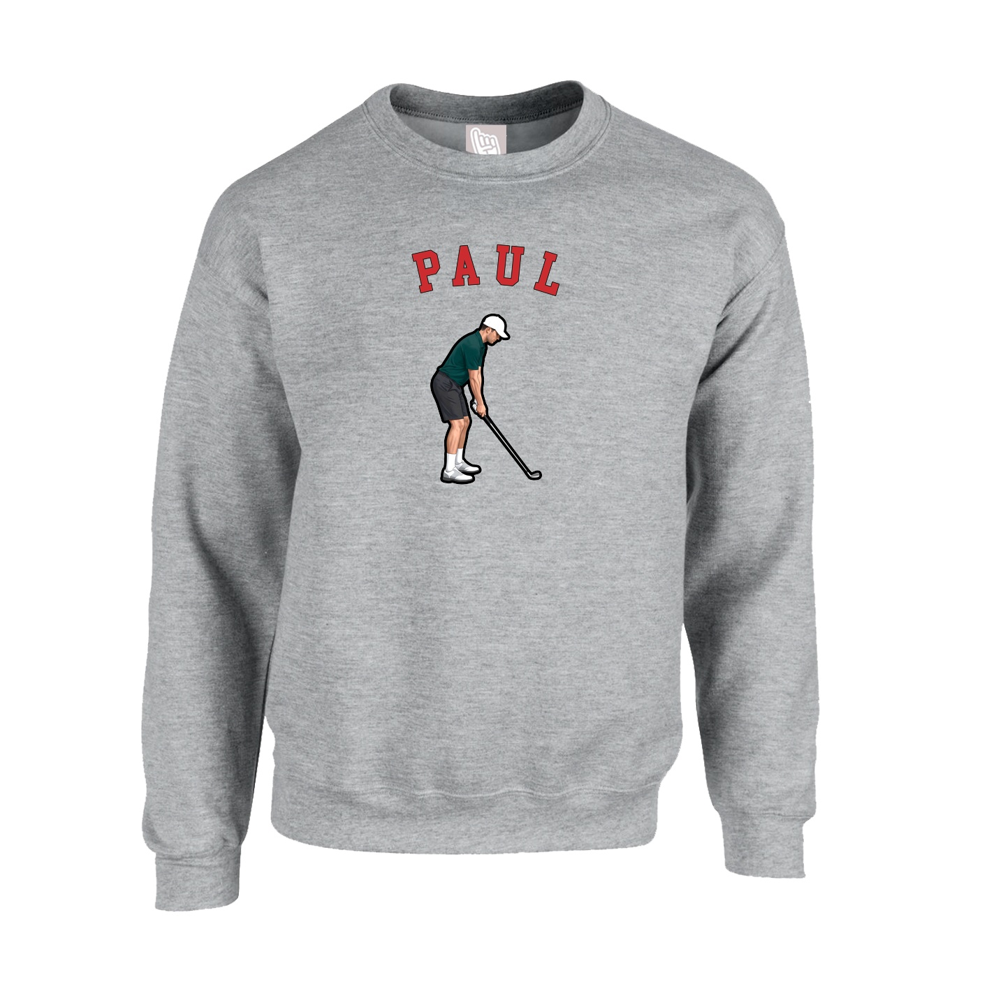 Fleece Crew — Shirsey Arch in Grey