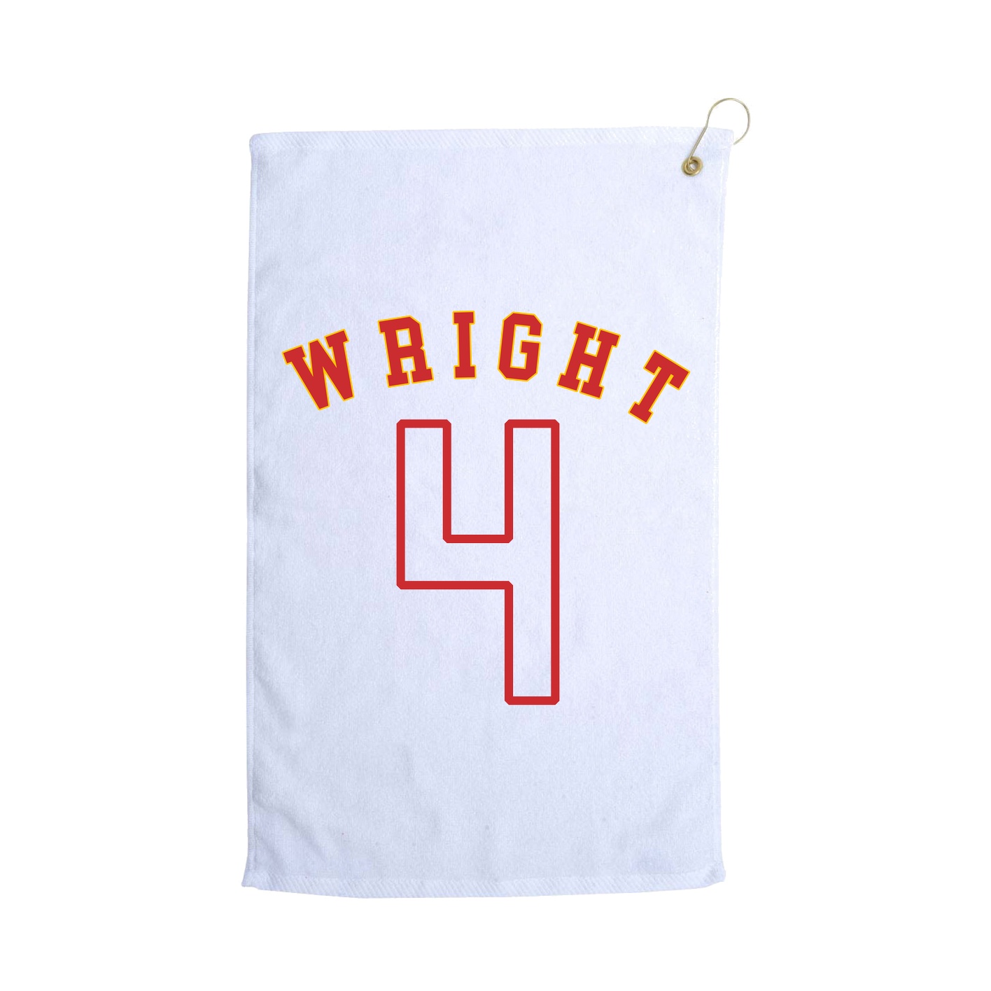 Golf Towel — Shirsey Arch in White