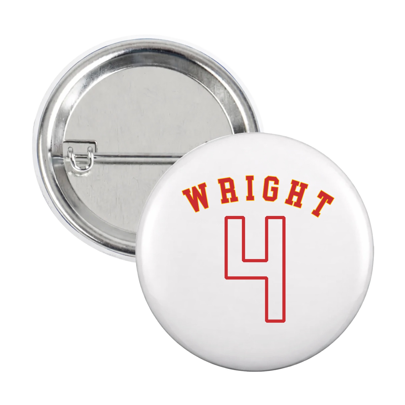 Game Day Button — Shirsey Arch in White