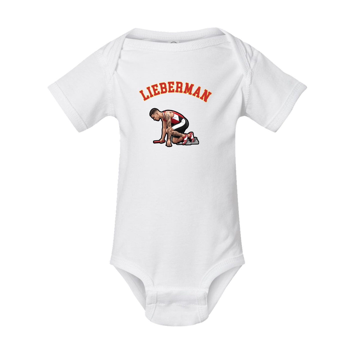 Baby Onesie — Shirsey Arch in White