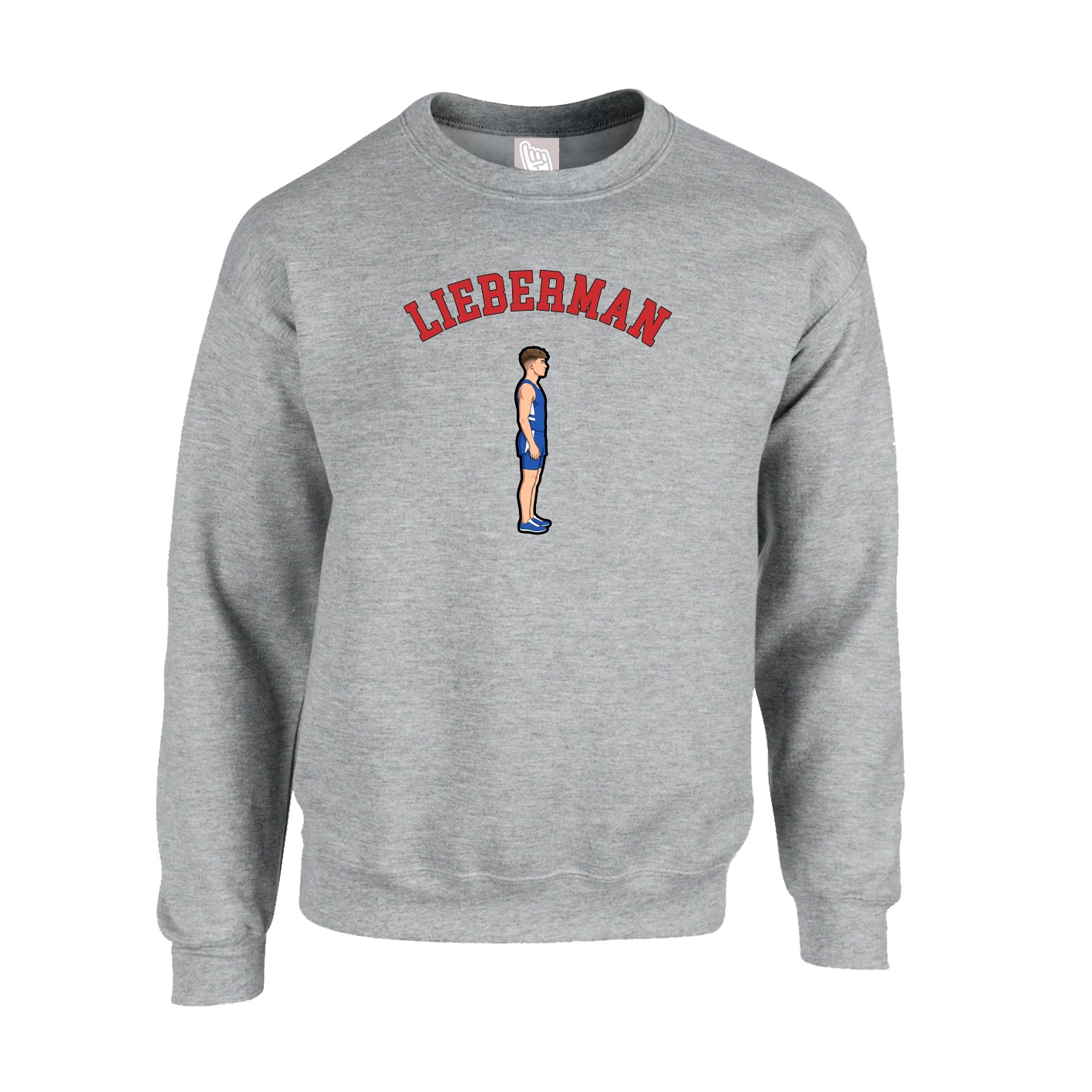 Fleece Crew — Shirsey Arch in Grey