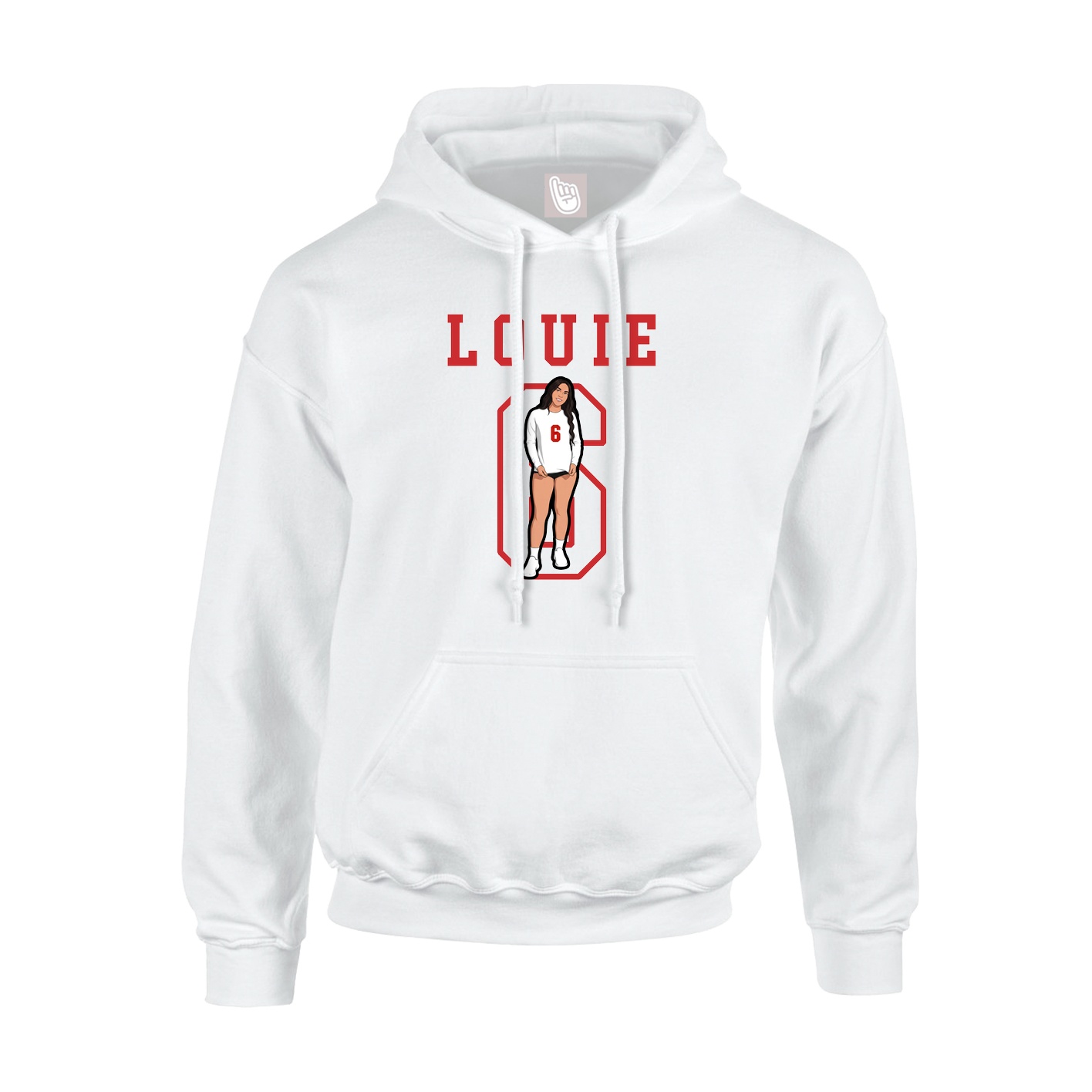 Hoodie — Shirsey in White