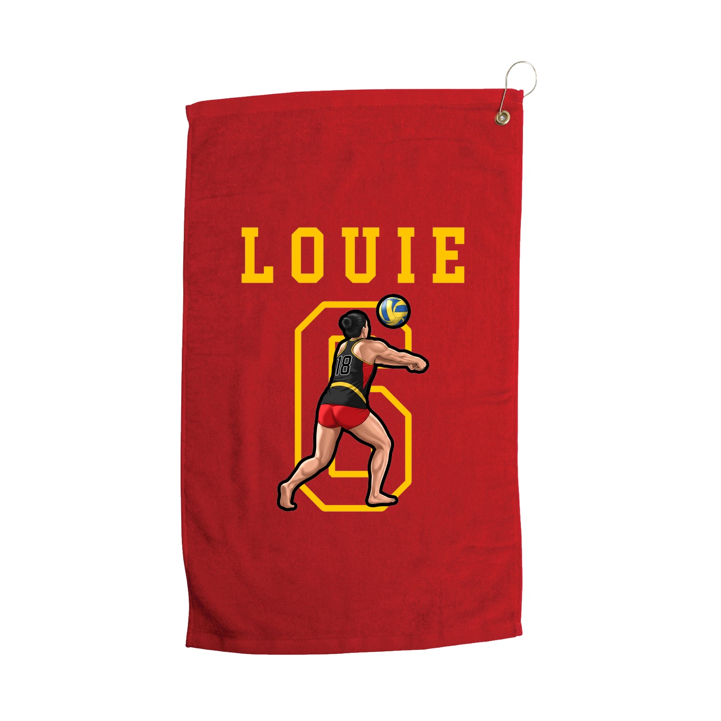 Golf Towel — Shirsey in Red