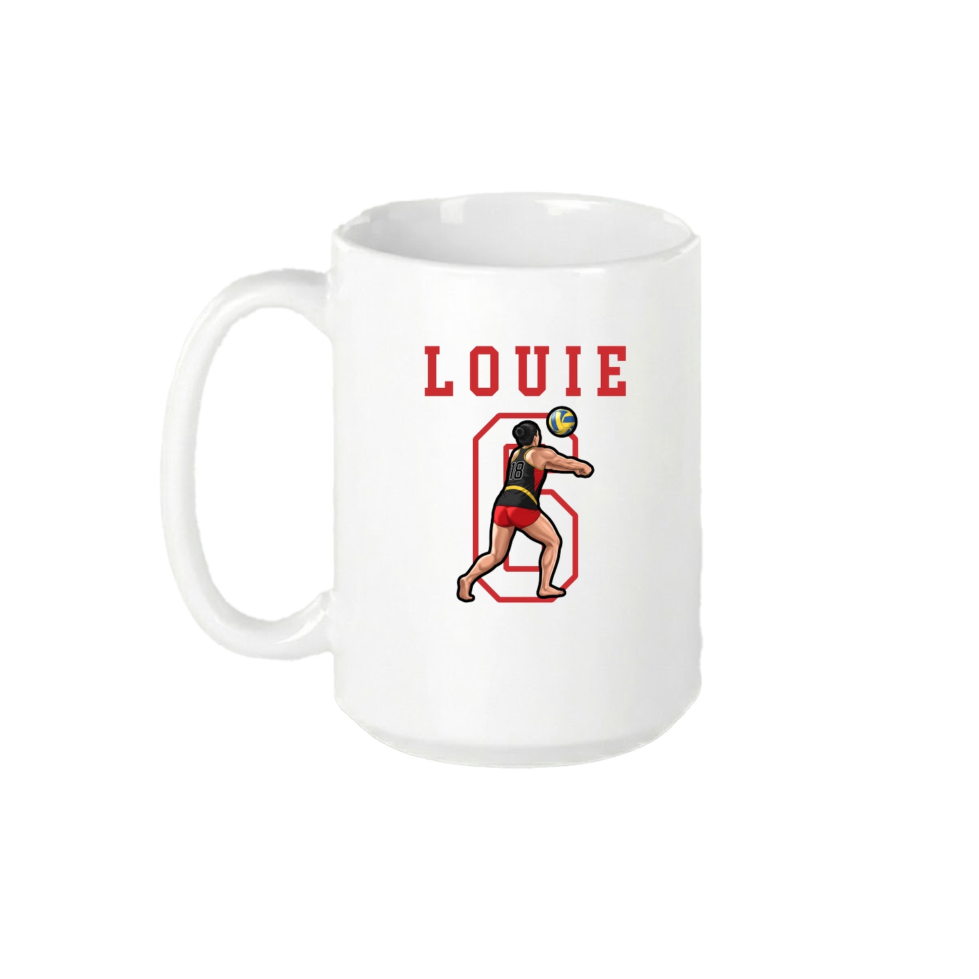 15oz Coffee Mug — Shirsey in White