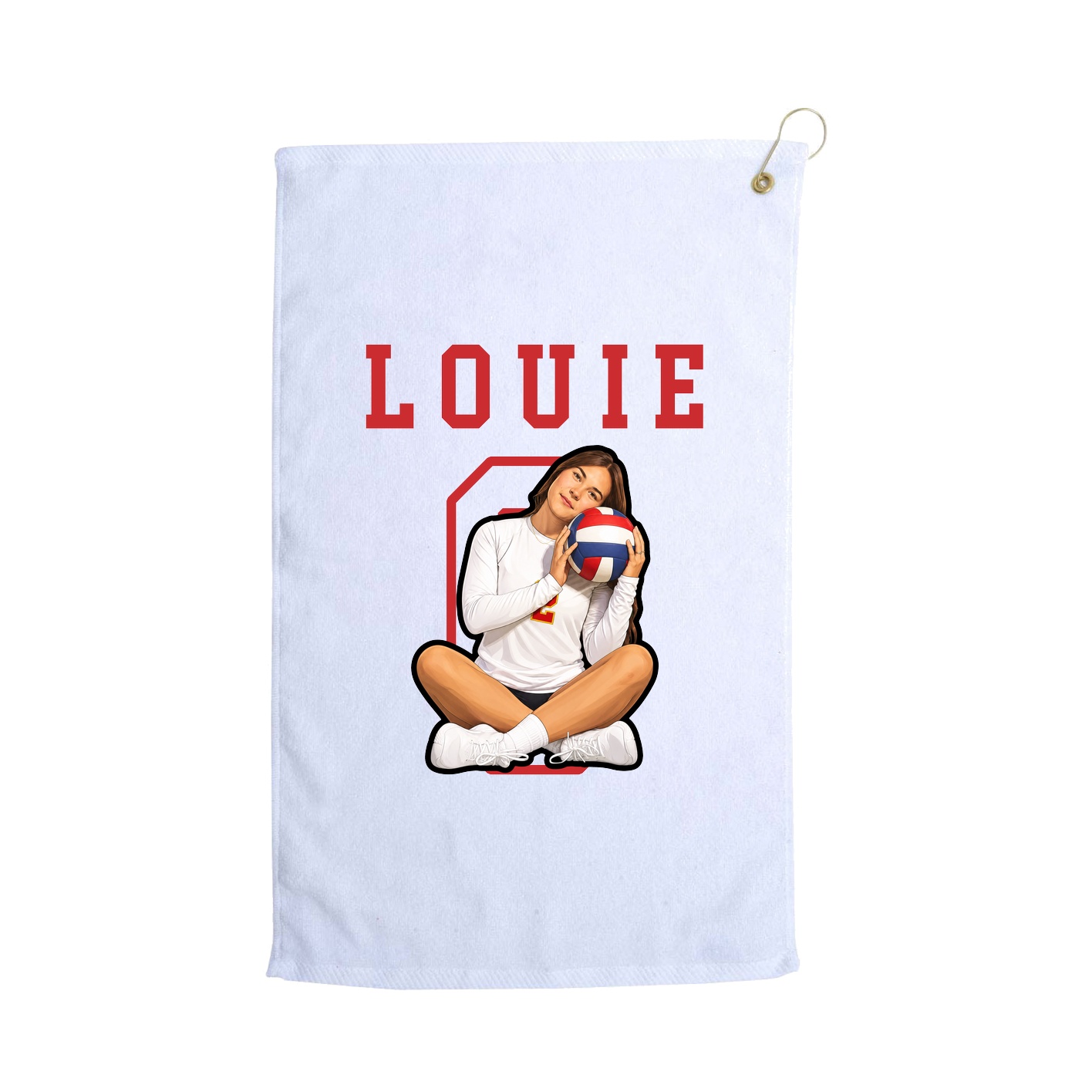 Golf Towel — Shirsey in White
