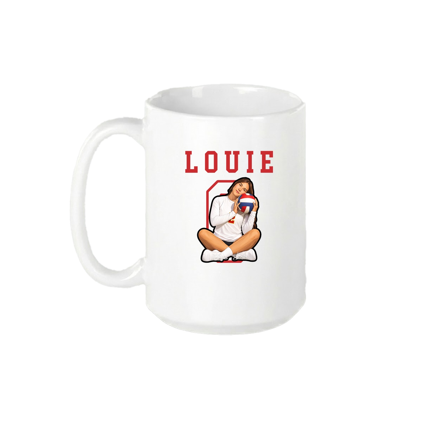 15oz Coffee Mug — Shirsey in White