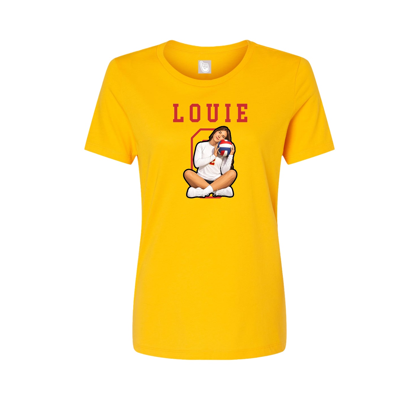Fitted Women's Tee — Shirsey in Gold