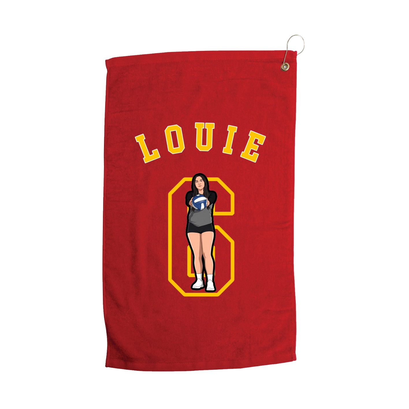 Golf Towel — Shirsey Arch in Red