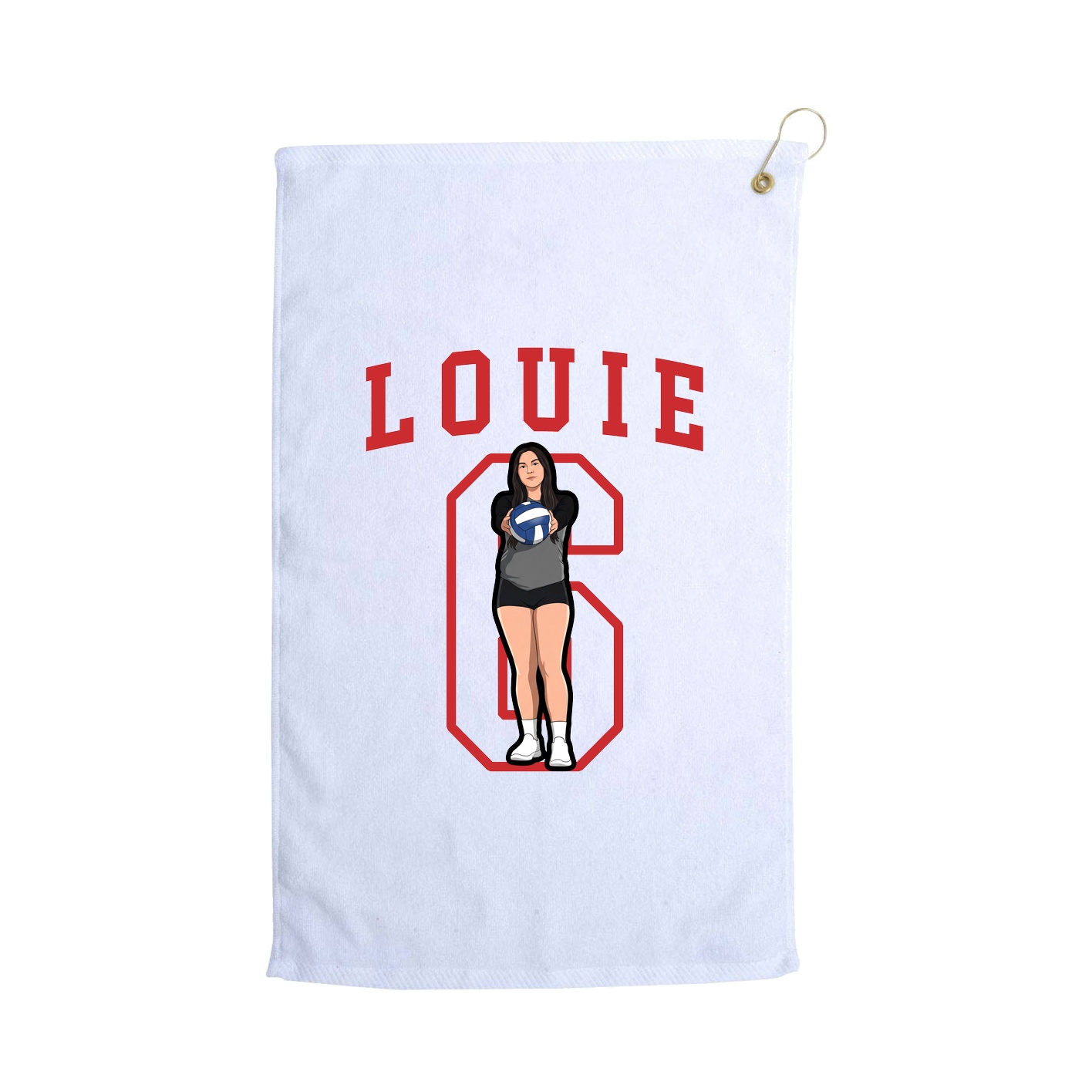 Golf Towel — Shirsey in White