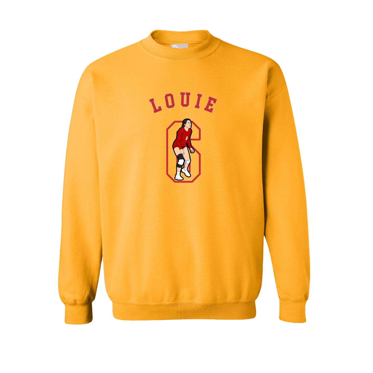 Fleece Crew — Shirsey Arch in Gold
