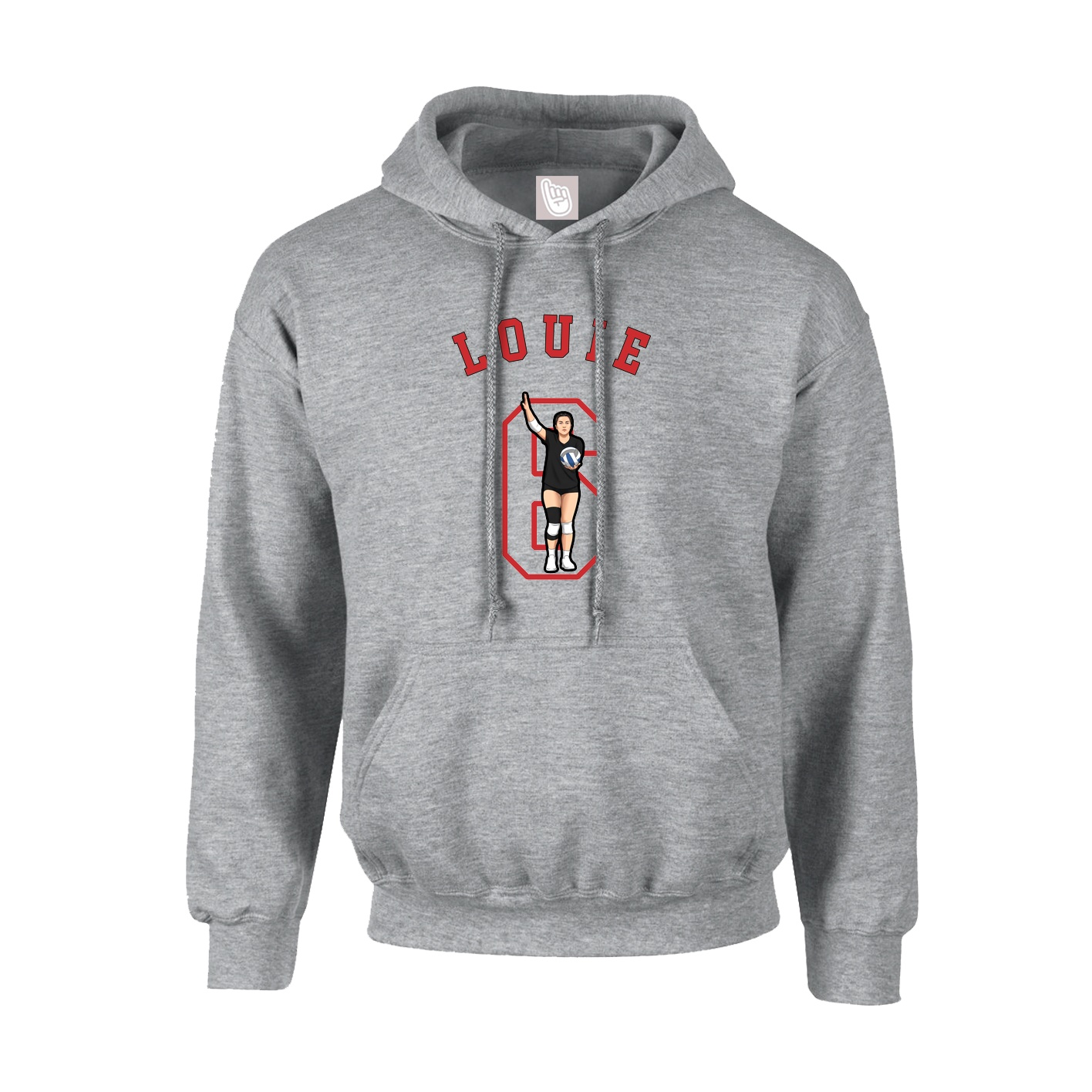 Hoodie — Shirsey Arch in Grey