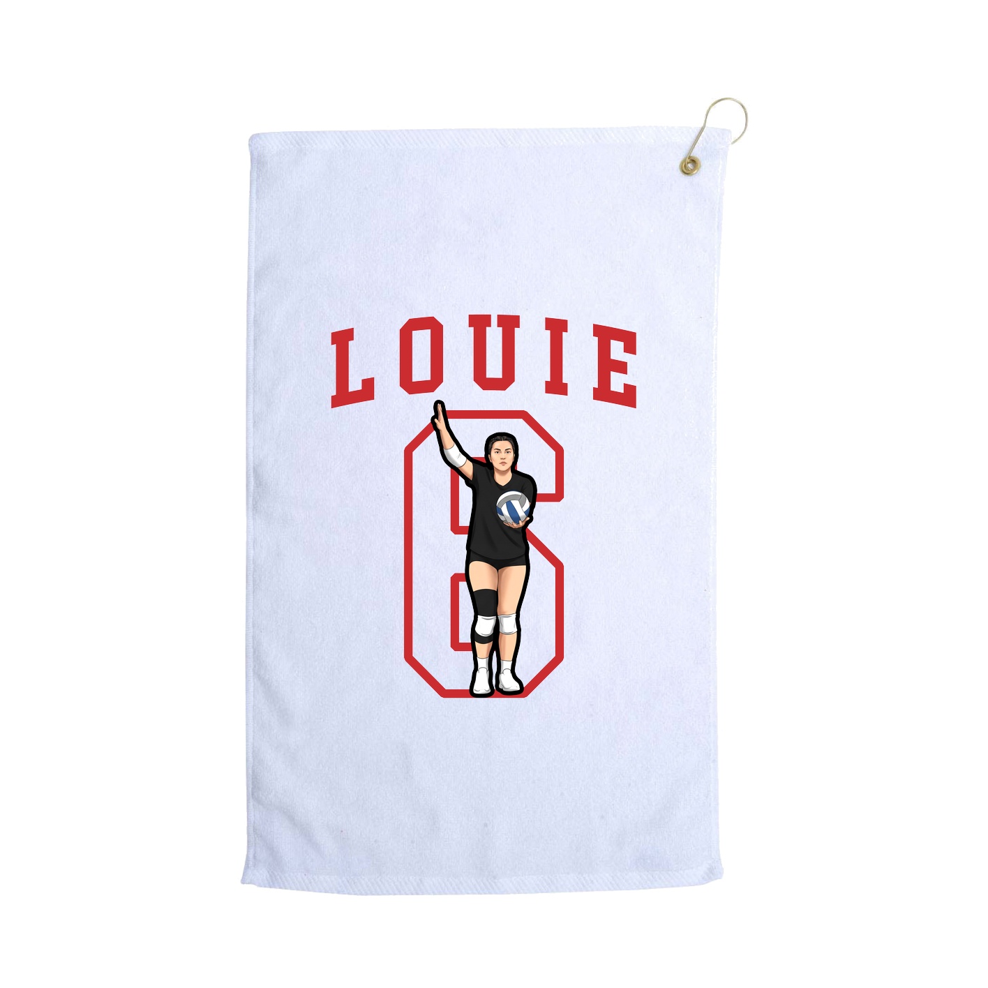 Golf Towel — Shirsey in White