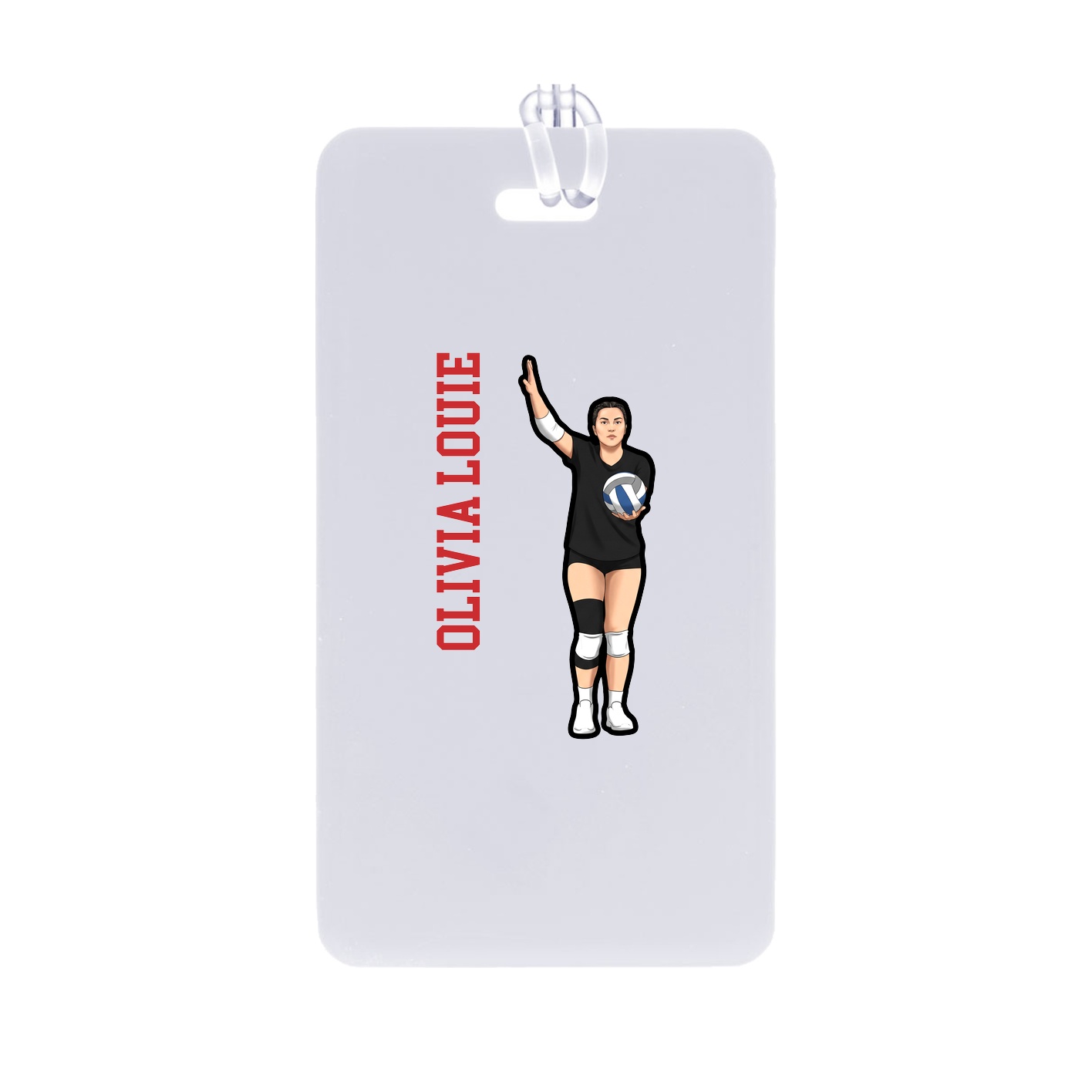 Bag Tag — Name Vertical in Classic