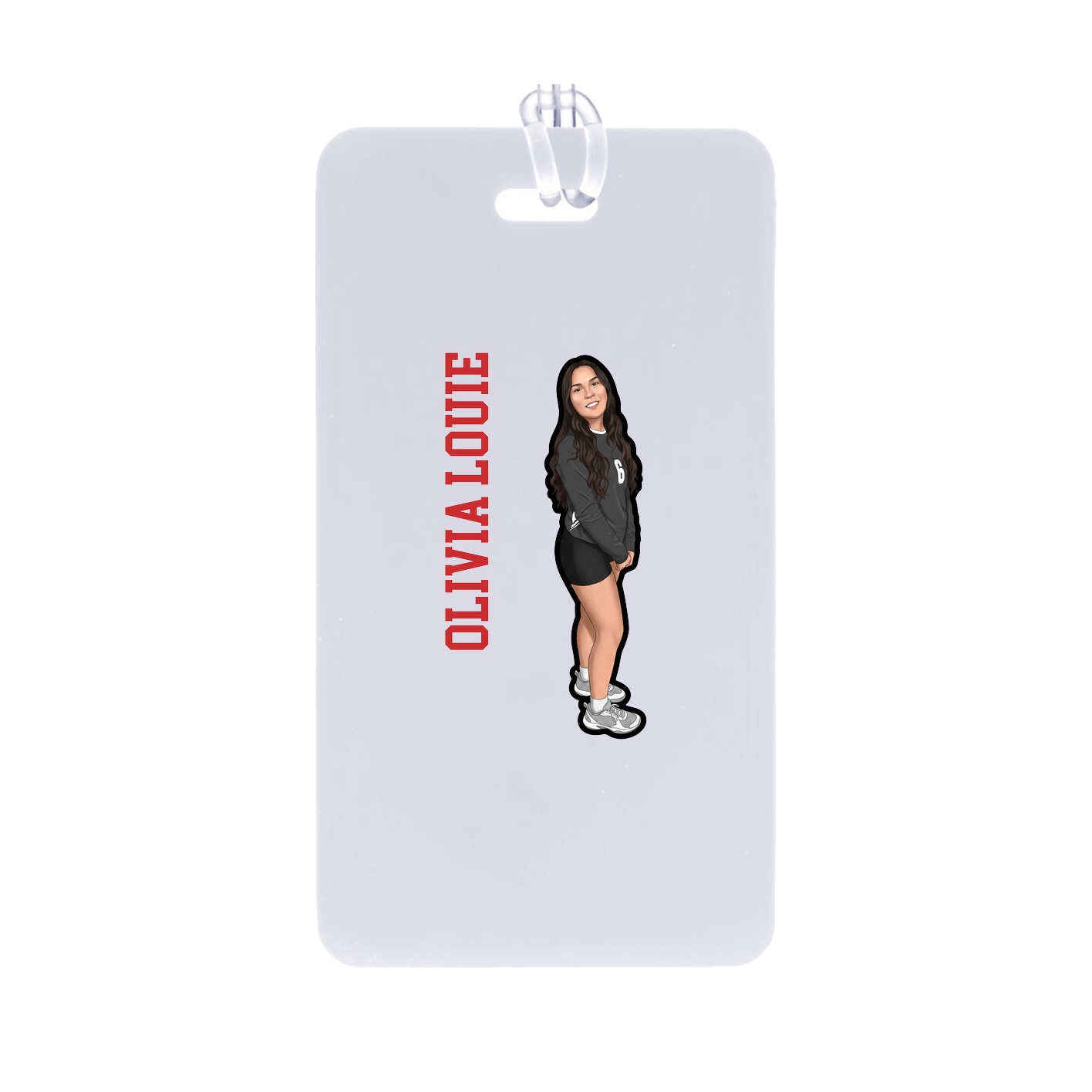 Bag Tag — Name Vertical in Classic