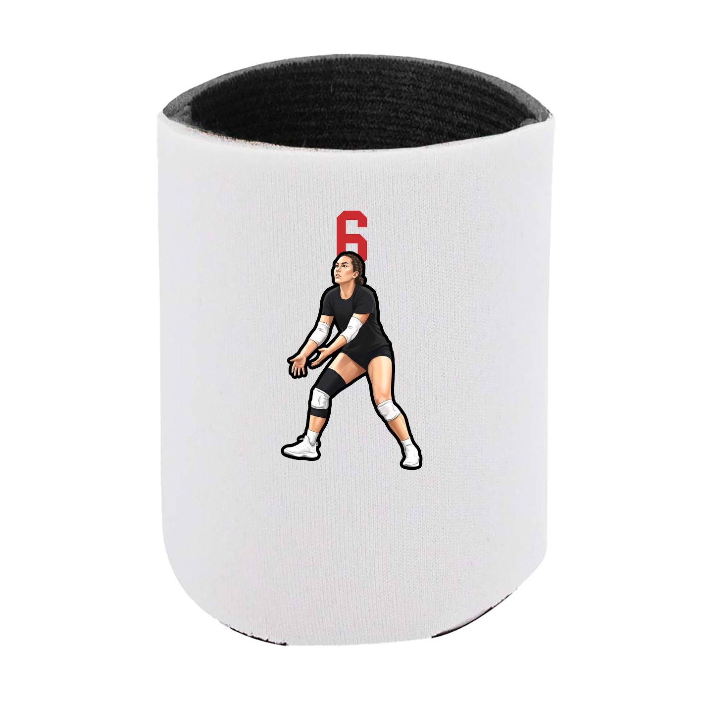 Can Holder — Number Top in White