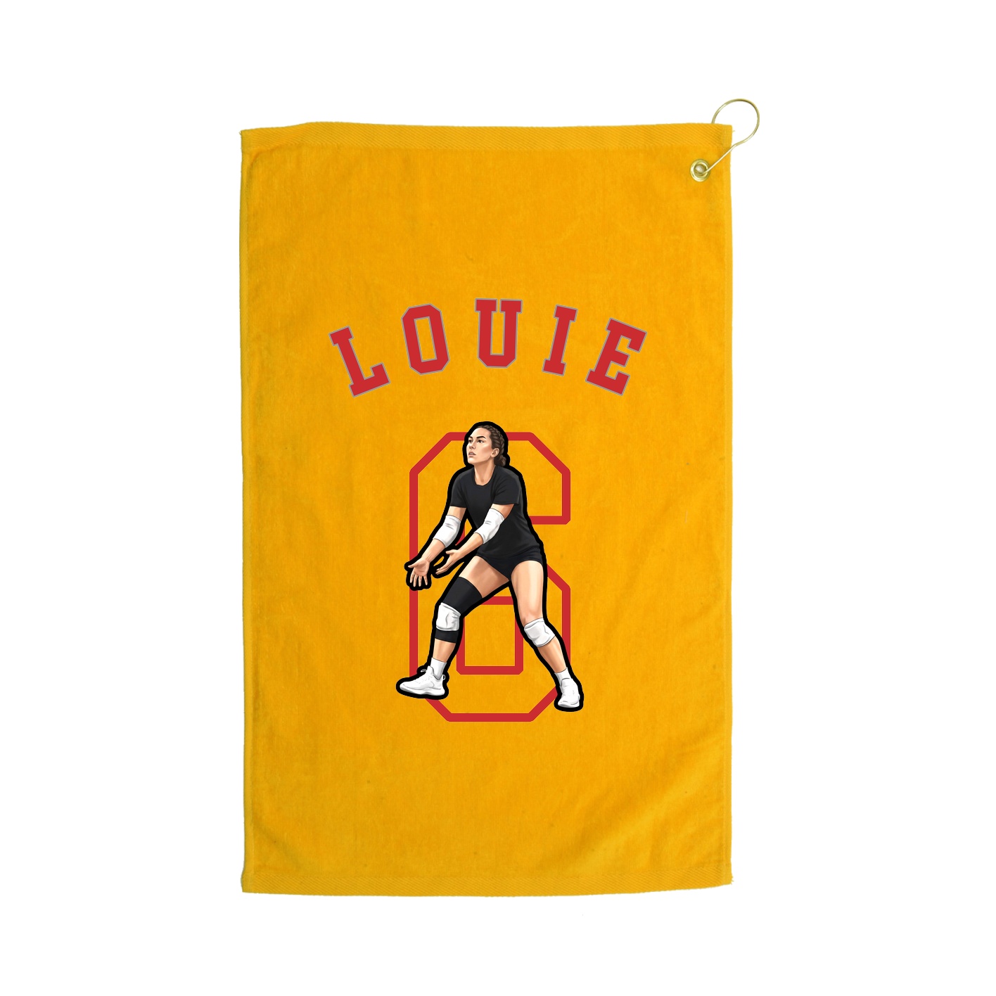 Golf Towel — Shirsey Arch in Gold