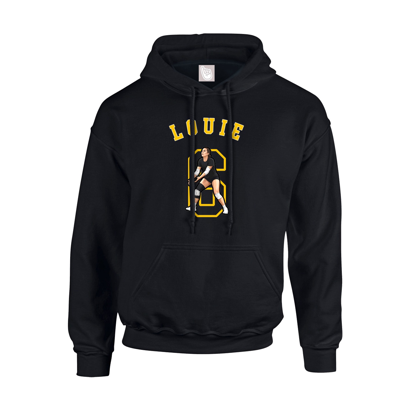 Youth Hoodie — Shirsey Arch in Black