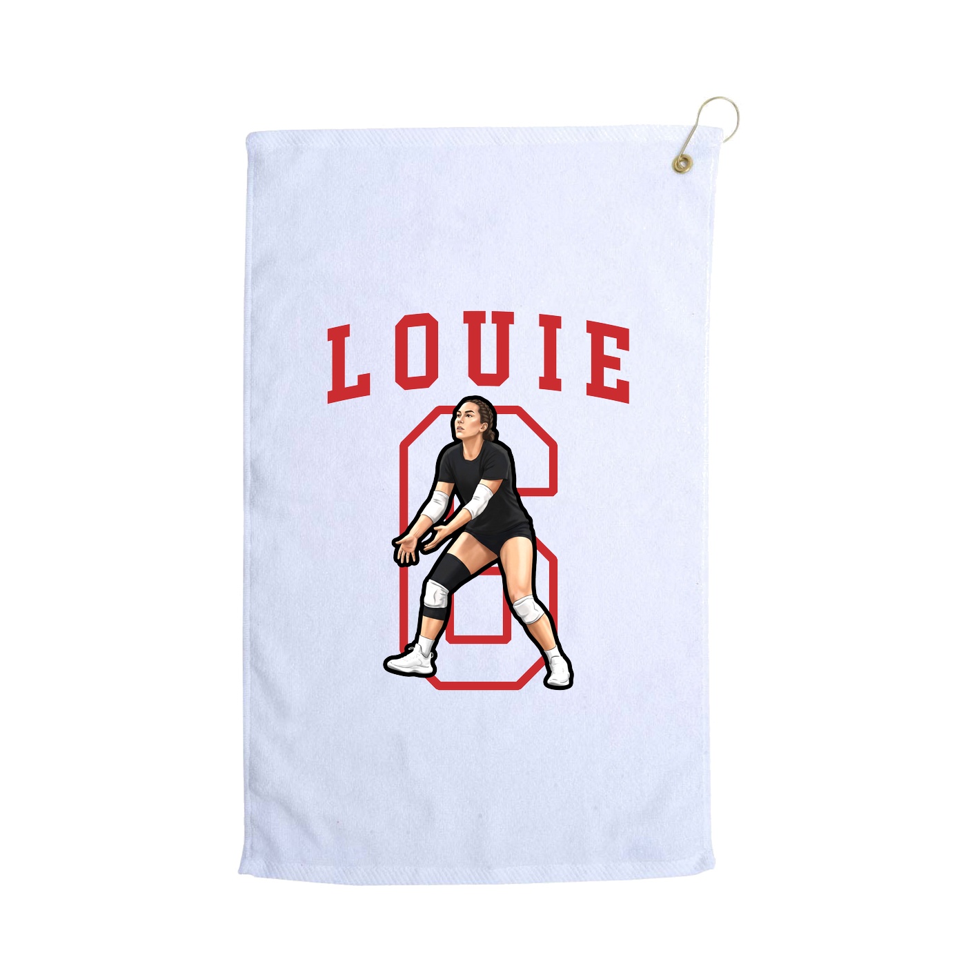 Golf Towel — Shirsey in White