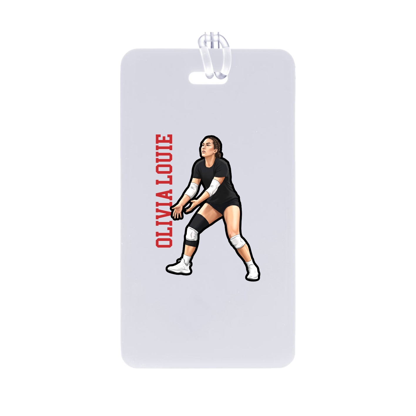 Bag Tag — Name Vertical in Classic