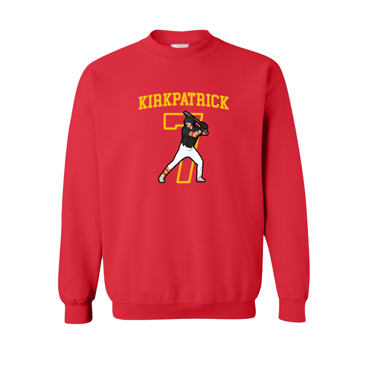 Fleece Crew — Shirsey in Red