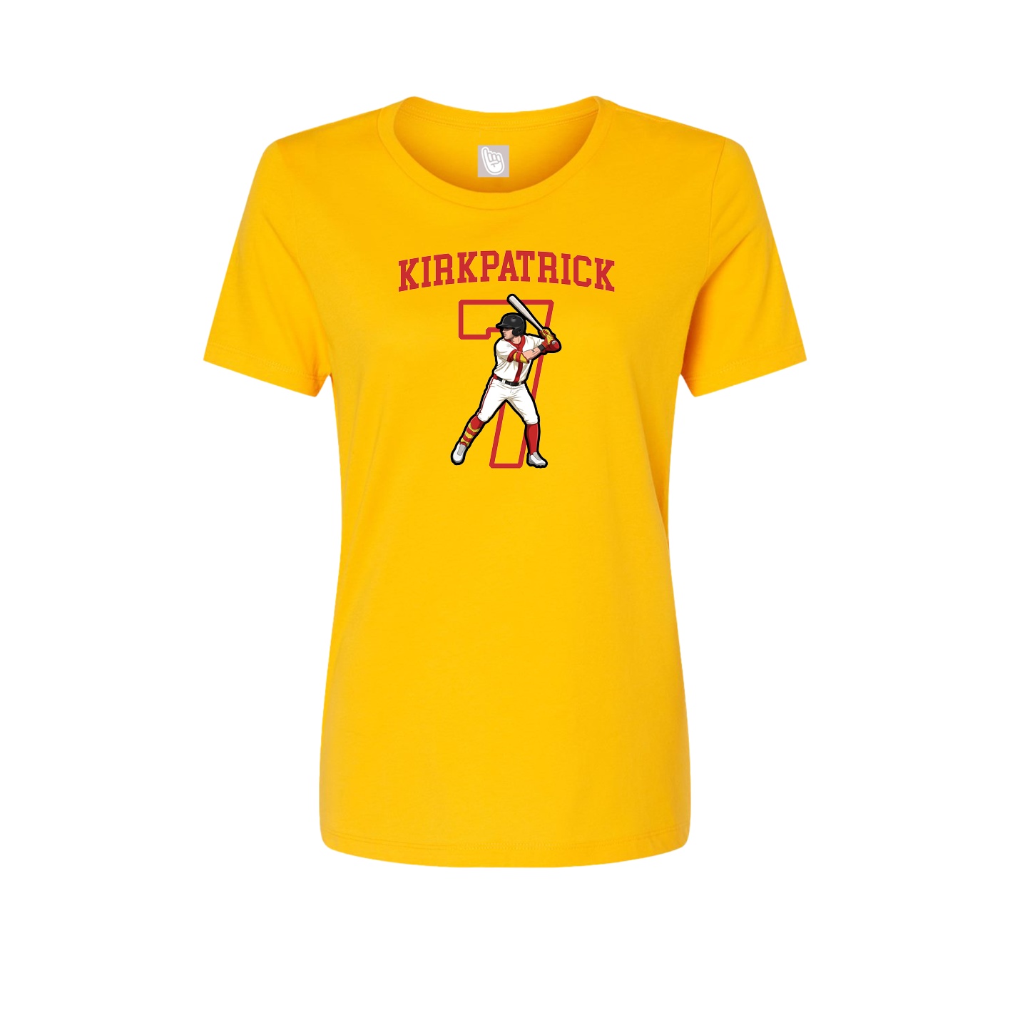 Fitted Women's Tee — Shirsey in Gold