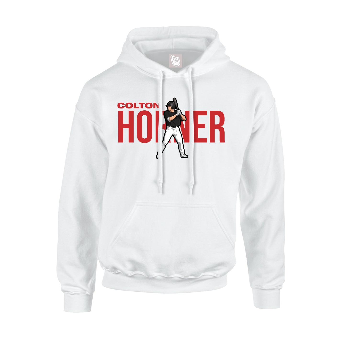 Hoodie — Player Name in White