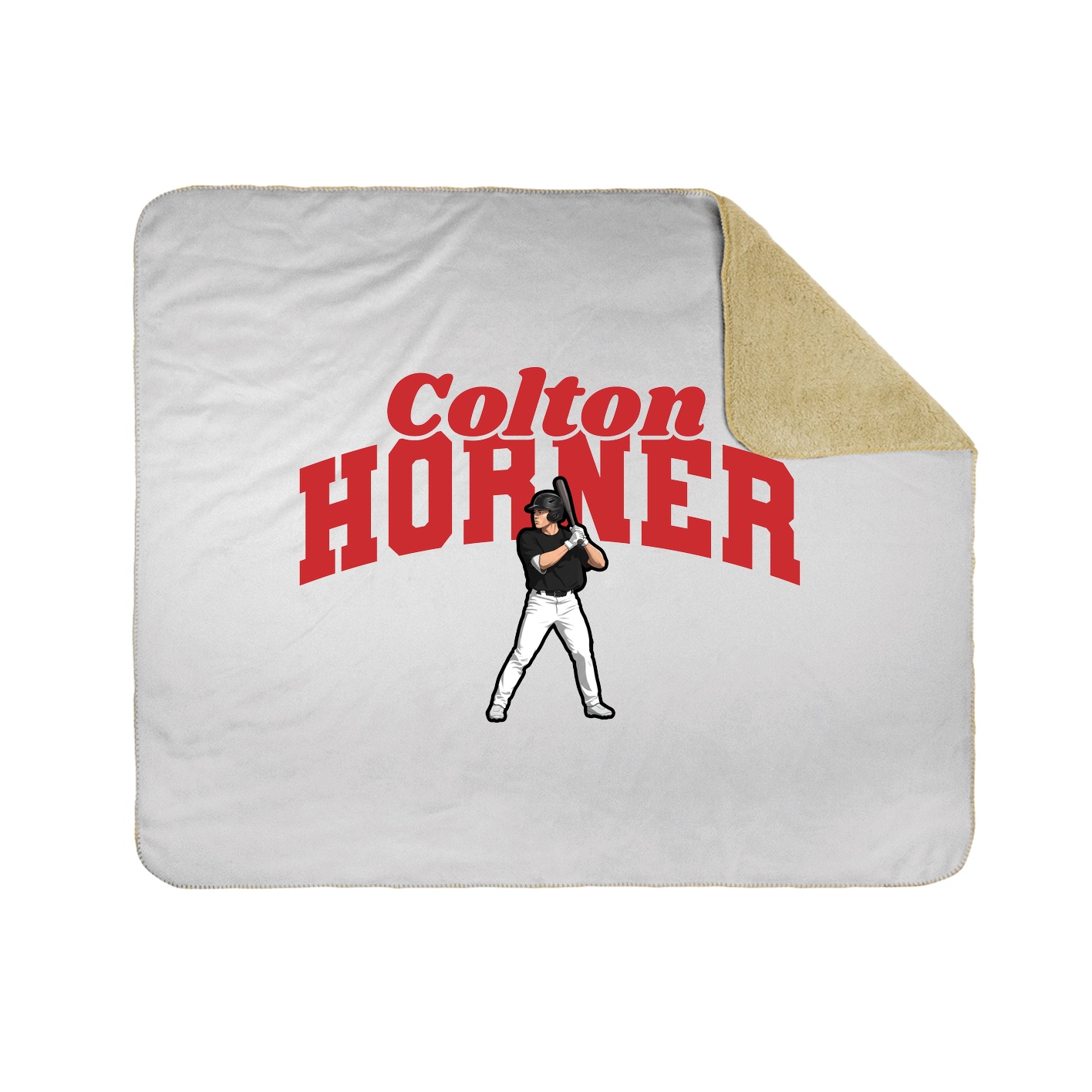 Throw Blanket — Signature Arch in White