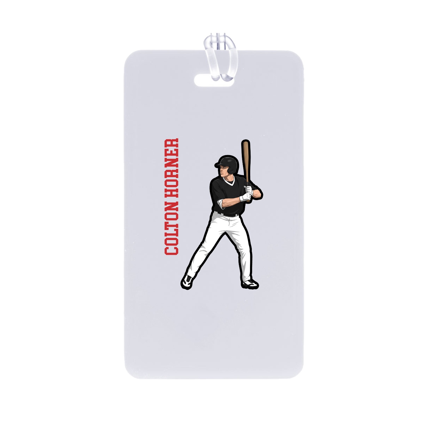 Bag Tag — Name Vertical in Classic