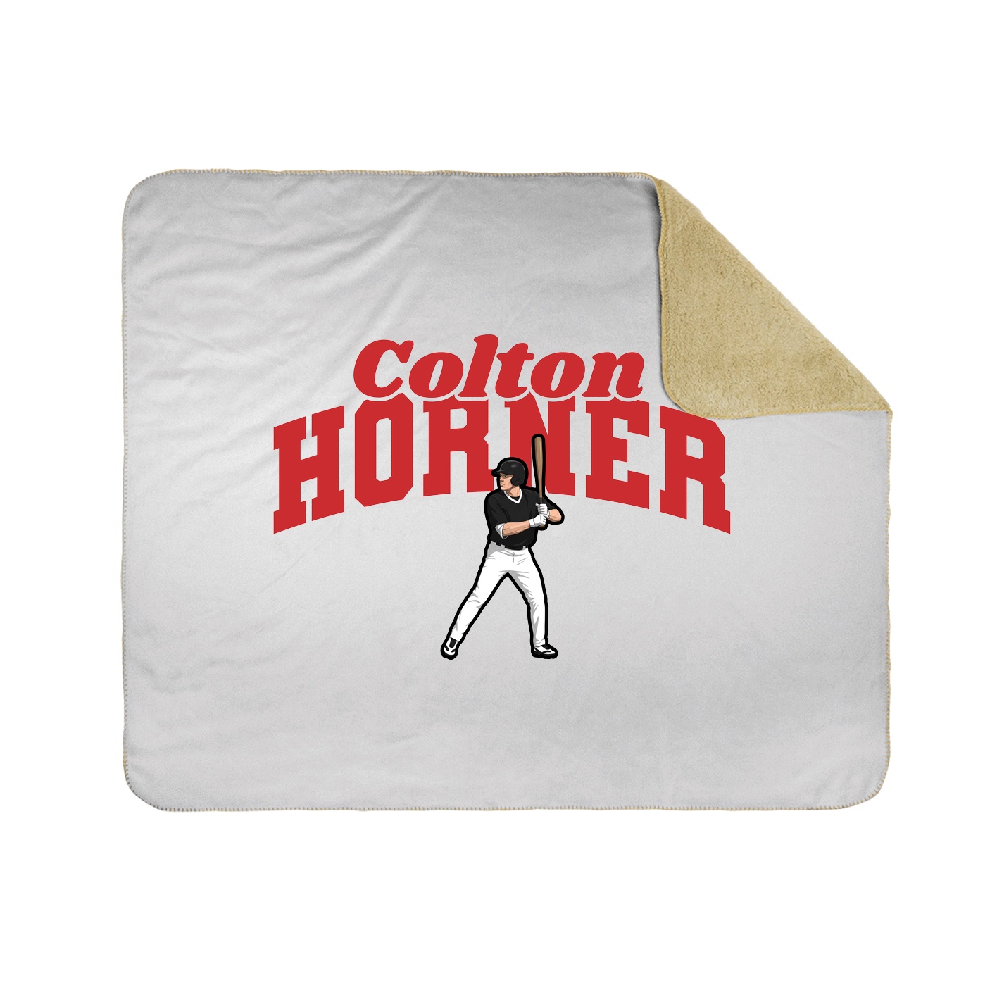 Throw Blanket — Signature Arch in White